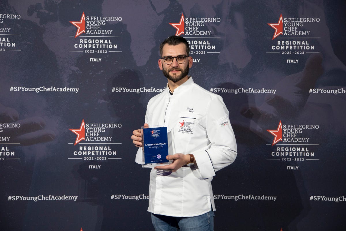 Giovani chef: S.Pellegrino premia Michele Antonelli